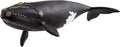 Schleich Wild Life - Large 7.5" Right Whale Toy Figurine. Realistic Hand-Painted Hard Animal Toys for Boys and Girls. Durable, Educational Figure for Imaginative Play. Kids and Toddlers Ages 3+ 14878