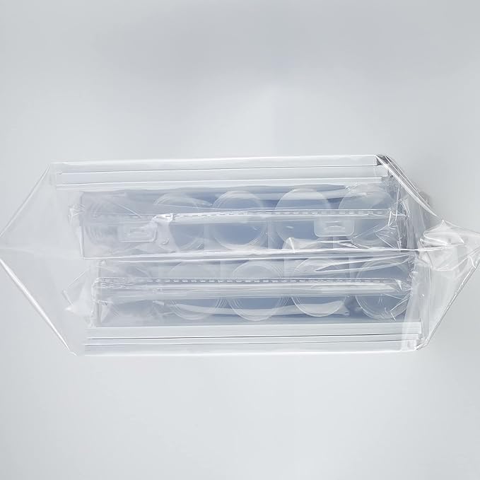 FRIMOONY 2 Pack 30mm Coin Capsules, with Foam Gasket and Plastic Storage Box, for Coin Collection