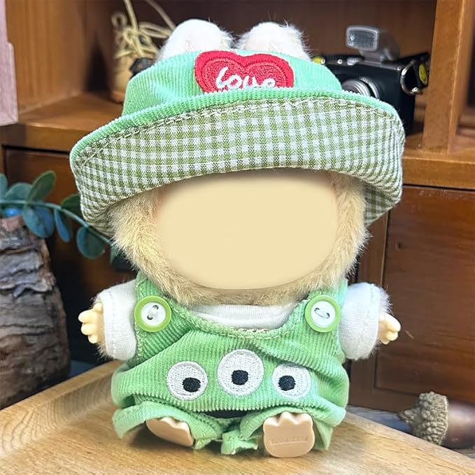 17cm Doll Clothes Set & Outfit - Cuddly Fashion Dresses with Accessories, Luxury Chic Doll Clothing & Plush Pullover Hoodie Doll Clothing DIY ,Just Clothes