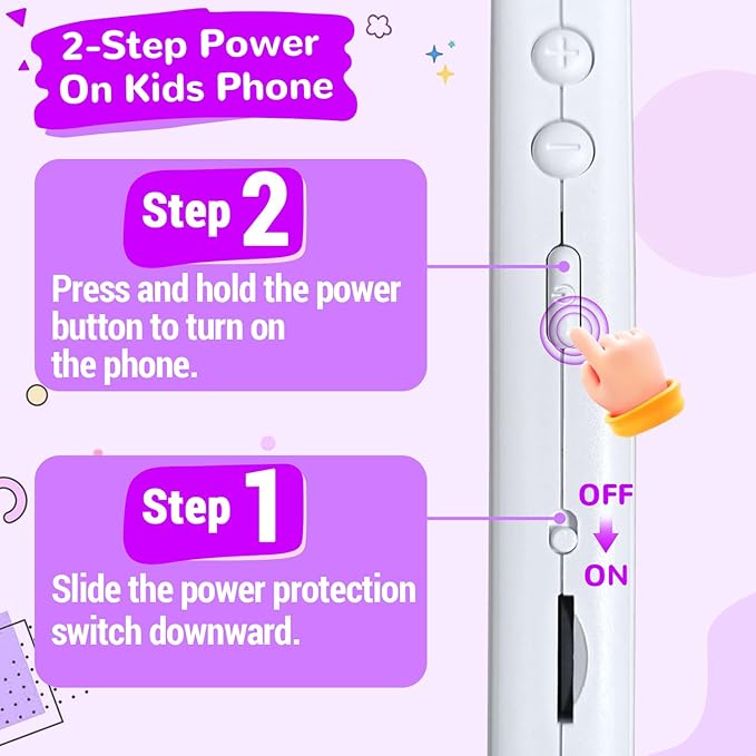 Lapare Kids Smart Phone for Girls, Christmas Birthday Gifts for 3-10 Year Old Kids Toy Cell Phone, 2.8" Touchscreen Toddler Learning Play Toy Phone with Dual Camera, Game, Music Player and More (32GB)