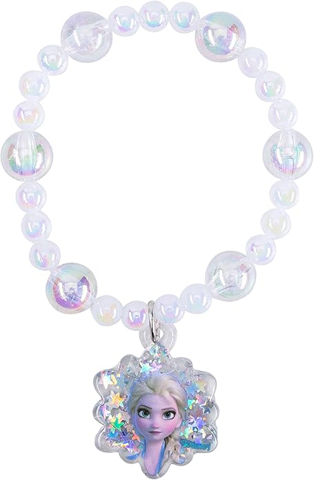 LUV HER Girls Jewelry Set - Dress Up Toy Jewelry Box Set with Bead Necklaces, Bracelets, and Rings - Frozen Play Accessories - Ages 3+