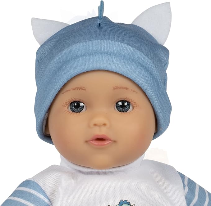 ADORA Little Love Baby Doll, Clothes & Accessories Set, Soft and Cuddly Doll with Sweet Baby Smeel and Machine Washable, Birthday Gift for Ages 1+ - Happy Dragon