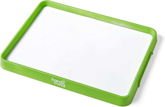 hand2mind Magnetic Dry Erase Activity Trays, Stackable Trays for Classroom, Magnetic Letter Trays, White Boards for Kids, Science of Reading Classroom Materials, Teacher Classroom Supplies