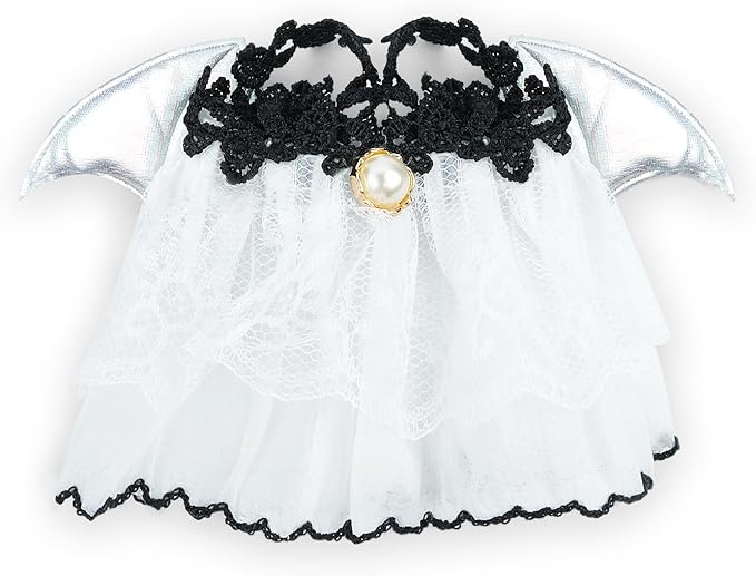 17cm Doll Clothes Set-Adorable Outfits for Dolls-Stylish Accessaries Clothes Dress-Up-Replaceable Clothing Collections, Includes Hat, Top, Skirt(White-Style C)