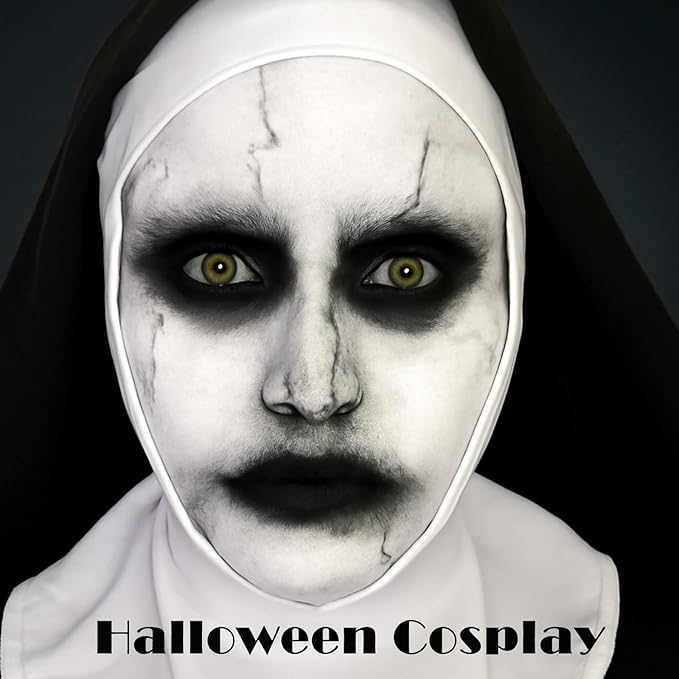 White Face Paint Stick,Washable White Foundation Face Painting for Clown Skeleton Skull Zombie Joker Goth Vampire Costume,SFX Makeup Body Paint for Halloween Cosplay,1.06 OZ