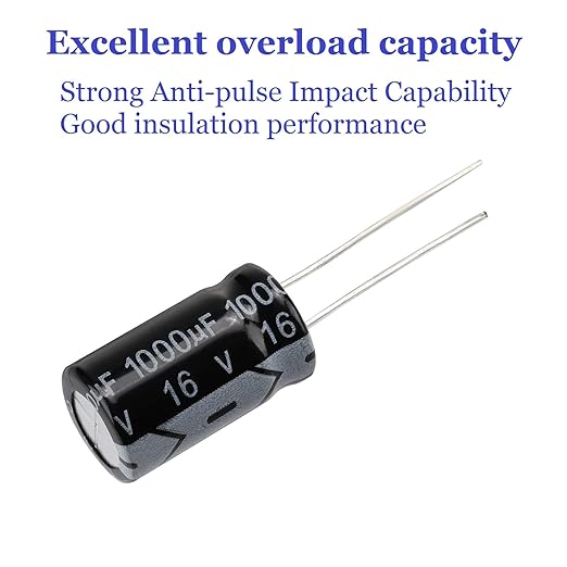 OCR Capacitor Kit, 500Pcs 24 Values Aluminum Electrolytic Capacitor Kit, Range 0.1uF - 1000uF 10V - 50V Assortment Kit for Electronic Repairs on Circuit Boards