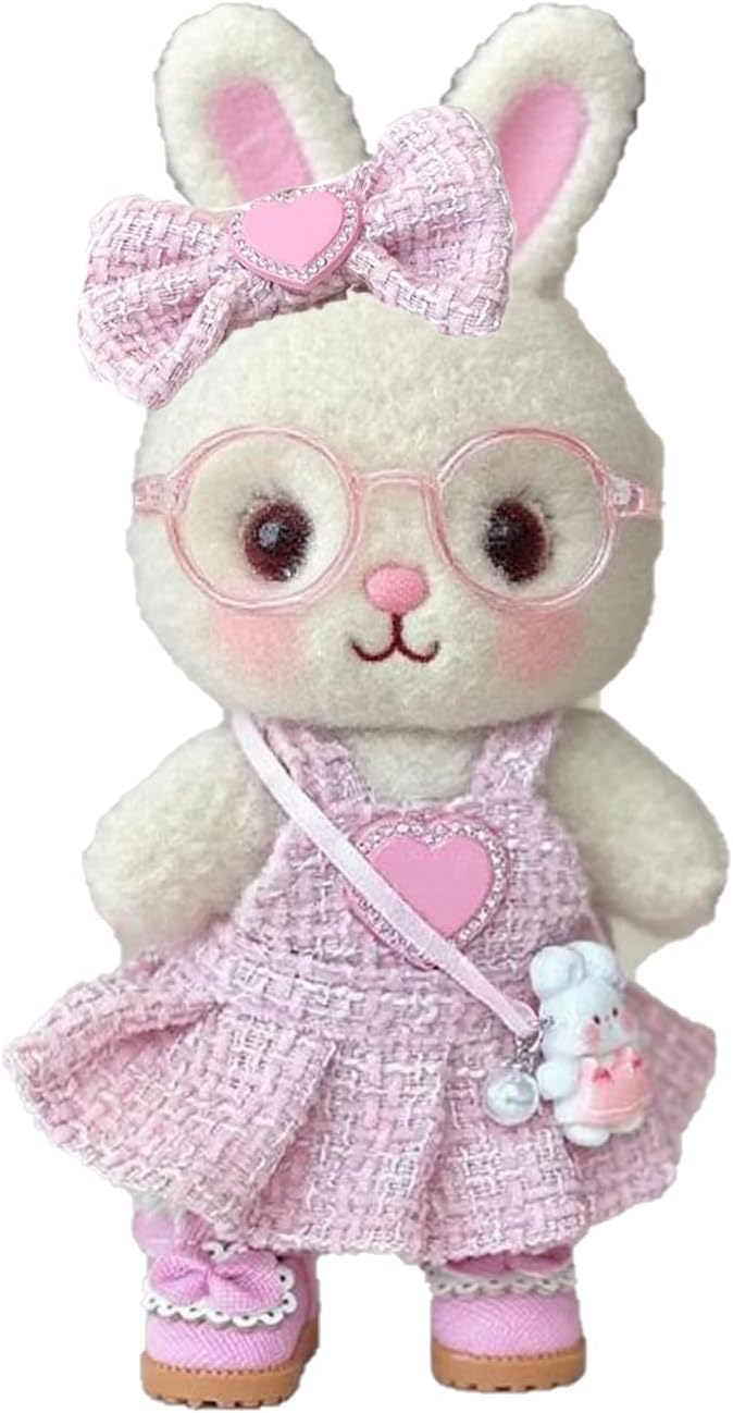 17cm Doll Clothes Set & Outfit Set for 17cm Dolls - Premium Fashion Dresses with Accessories, Luxury Chic Doll Clothing & Style Bundle,Just Clothes (Style L)