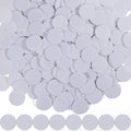 Coopay 1-1/5 inch Plastic Learning Counters Disks Bingo Chip Counting Discs Markers for Math Practice and Poker Chips Game Tokens, 200 Pieces(White)