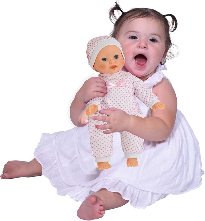 14 inch Soft Body Caucasian Baby Doll - Newborn Dolls for Girls with Doll Pacifier