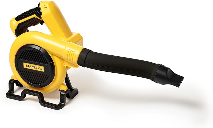 Stanley Jr Kids Leaf Blower - Battery Operated Toy Leaf Blower for Kids - Fun Pretend Play Tool for Outdoor Adventures - Safe and Realistic Design for Little Gardeners. Ages 3+