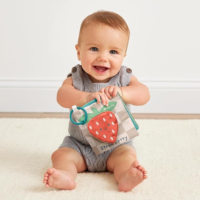 Itzy Ritzy Bunny Lovey & Crinkle Book Gift Set - Learn & Snuggle Gift Set Includes Soft Sherpa Bunny Lovey & Soft Book with Flap, Textures & Crinkle Sounds (Bunny)