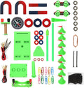Labs Junior Science Magnetism Set for Experiment Education,70PCS STEM Magnetic Teaching Tools,Electricity Discovery Circuit and Magnetism Experiment Kits Science Educational Toys