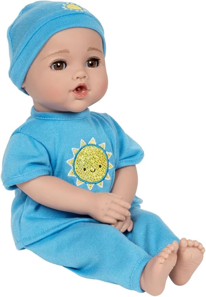 Adora NurtureTime Interactive Baby Doll, Clothes, & Accessories Set - Blue Boy