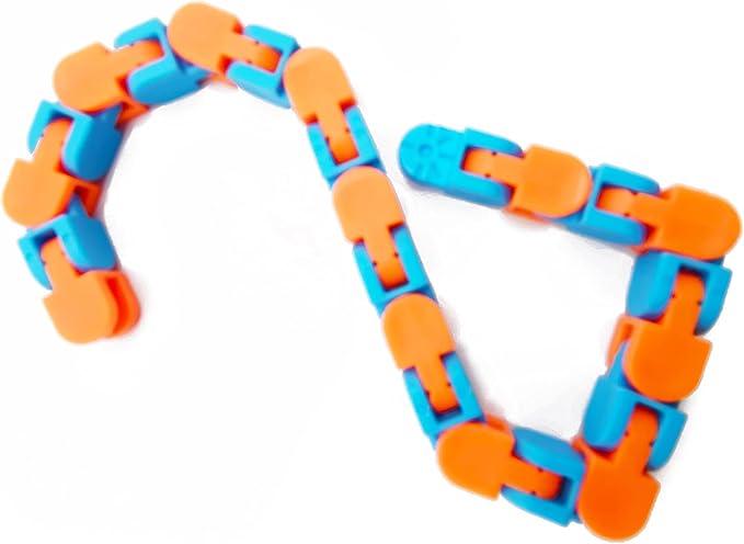 120Pcs Wacky Tracks Snap Click Toys for Party Favors, Snake Puzzles Fidget Bulk Toys for School Classroom Prize, Goodie Bag Stocking Stuffers, Christmas Easter Thanksgiving Gifts for Kids Students