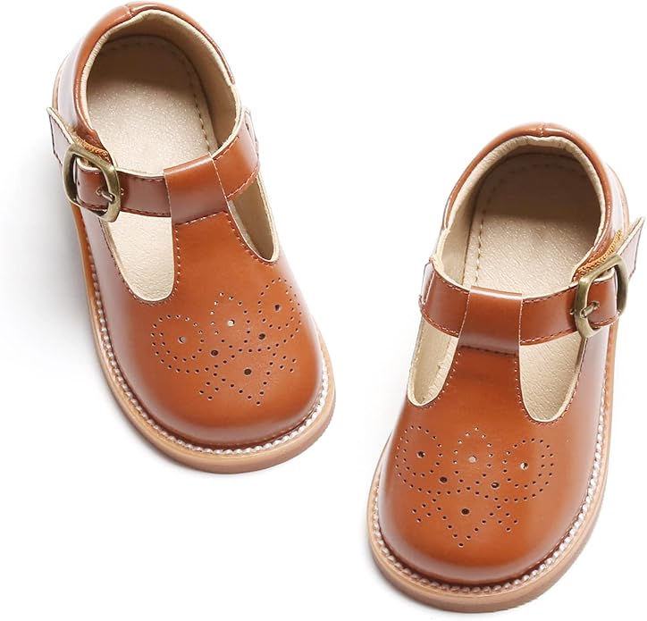 Felix & Flora Toddler Little Girl Mary Jane Dress Shoes - Ballet Flats for Girl Party School Shoes