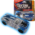 Police Car, LED Light Up Pull Back Cop Car, Toy Vehicle for Kids 3 and Up