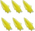 Hoerev Pack of 6 Dancing Juggling Scarves for Decoration Colors Scarves,Size 24"x24",60cmx60cm (Yellow)