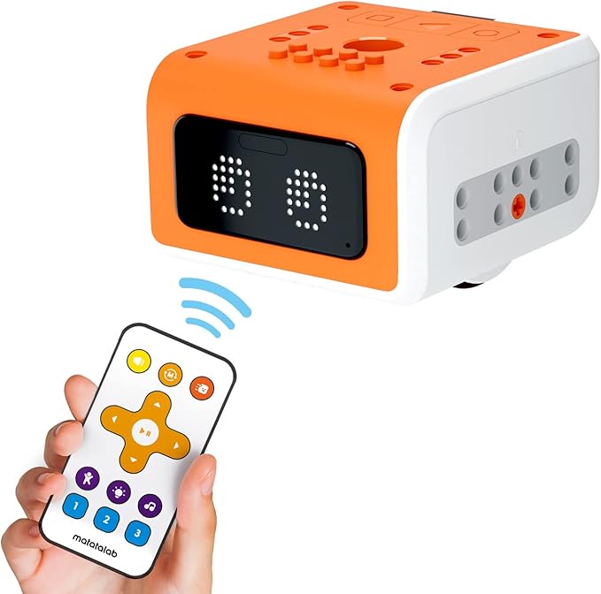 Matatalab VinciBot Coding Robot for Kids 8-12, STEM Robot Toy, Scratch & Python Programable Robotics with Remote Controller, AI Smart Robot Gift for Boys & Girls, Ages 8+