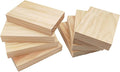 8PCS Rectangle Wood Boards Unfinished Wood Blocks for Crafting, 6x4x1in Blank Whittling Wooden Blocks for Wood Carving,Painting & Burning