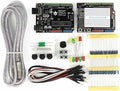 DFRobot Basic Starter Kit for Arduino UNO R3 with 83 Components & 12 Projects - Beginner Electronics Kit with Step-by-Step Tutorials, Pre-Sorted Parts - Learn Coding & STEM