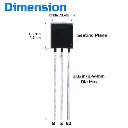 24 Value 840-piece Assorted Type General Purpose TO92 Transistors PNP NPN Bipolar Power Transistor Assortment Kit with Individual Compartment