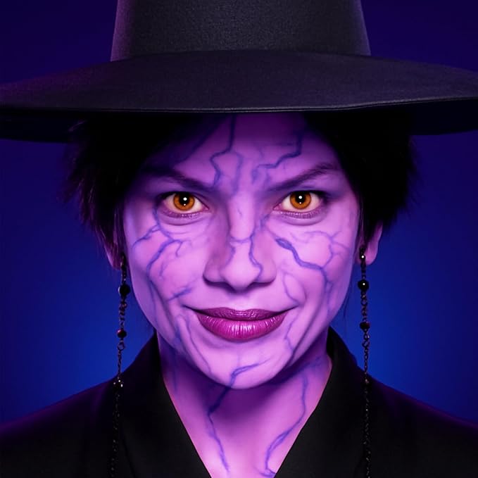 Light Purple Face Paint Stick,Water-Based Lavender Purple Body Paint Stick,Washable Halloween Face Painting for Ursula Sea Witch Costume,Professional SFX Makeup for Cosplay,1.06 OZ
