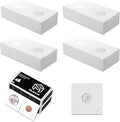 MUDOR Upgraded Premium Coin Flips for Dime, 200 Pack Cardboard Coin Holder, Mylar Coin Flips 2x2, Paper Coin Holders