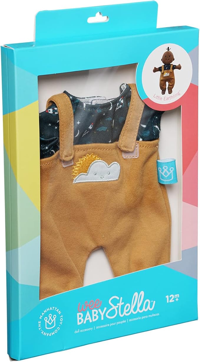 Manhattan Toy Wee Baby Stella Little Earthling Baby Doll Clothing Outfit for 12" Soft Dolls