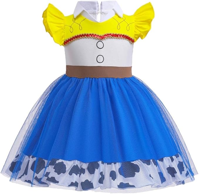 Dressy Daisy Princess Dress Up Clothes Halloween Fancy Party Tulle Skirt Summer Outfit for Baby & Toddler Girls