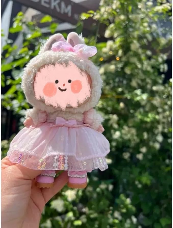 Luxury Chic Doll Clothes Set with Elegant Dress, Shirt, Bow & Necklace - Premium Outfit for Dress Up, Collecting & Gift Giving - Perfect for Kids, Doll Collectors & 18 Dolls (11)