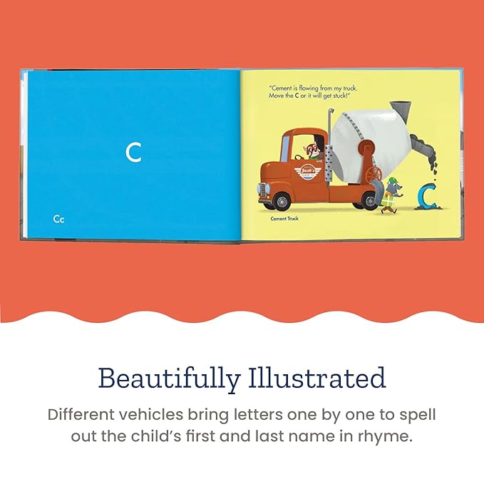 My Very Own Trucks - Personalized Children's Story | Softcover | 9" x 11" | I See Me!