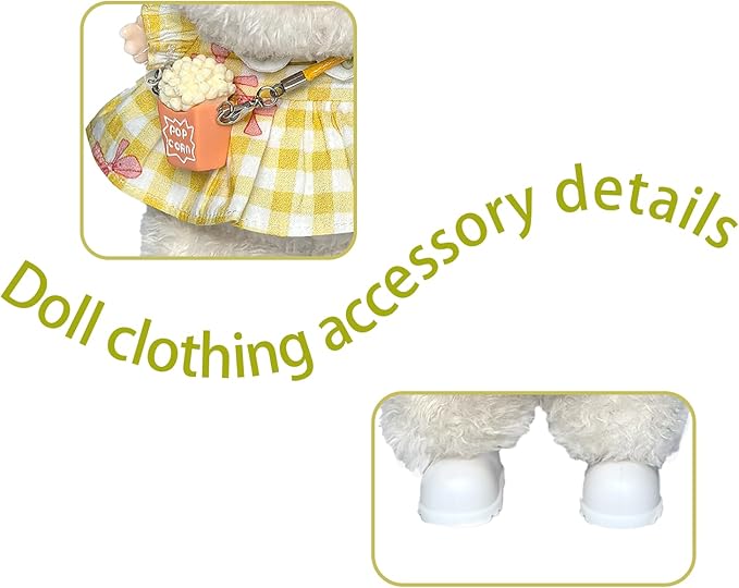 17cm Doll Clothes Set Fashion Doll Clohtes with Accessories of Doll Clothing Suitable for Various Outfits of Dolls (Style B)