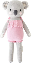 cuddle + kind Claire The Koala Little 13" Hand-Knit Doll – 1 Doll = 10 Meals, Fair Trade, Heirloom Quality, Handcrafted in Peru, 100% Cotton Yarn