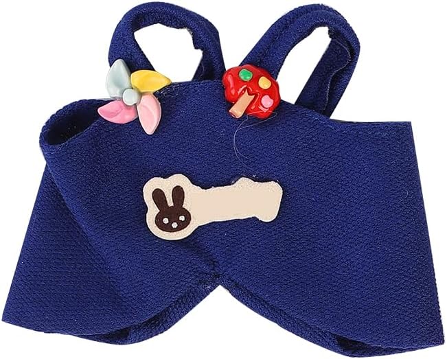 Doll Clothes for Labubu(NO Doll), for 17/15cm Plush Dolls, Clothing Suit Toy Figurine Outfit Set Dress Up with Kawaii Style Accessories, Multicolour Overall and Cute Hat or Headwear (LB138)