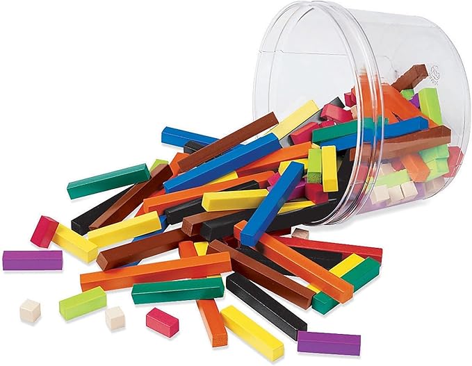Learning Resources Cuisenaire Rods Small Group Set: 155 Piece Plastic Set
