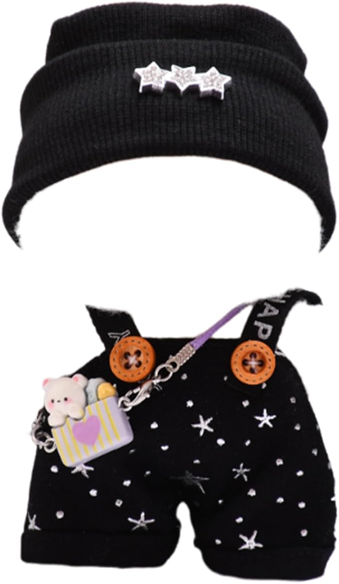17cm Doll Clothes Set & Outfit Set for 17cm Dolls - Premium Fashion Dresses with Accessories, Luxury Chic Doll Clothing & Style Bundle,Just Clothes (Style-16)