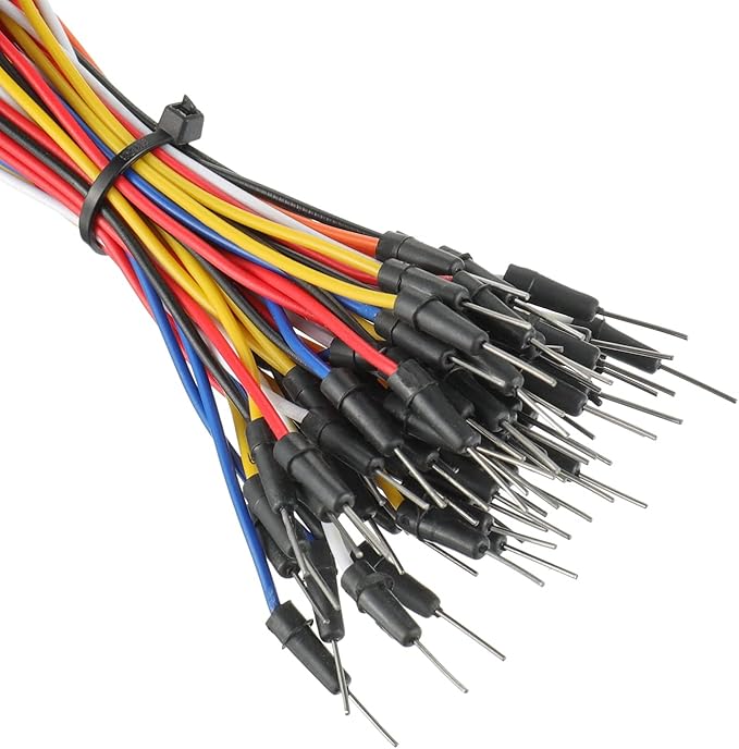 BOJACK 1Pcs 803 Tie points and 1 Pcs 400 Tie Points Solderless Breadboard and 65 Pcs Flexible Breadboard Jumper Wires and 6PCS 170 Points Mini Solderless Breadboard