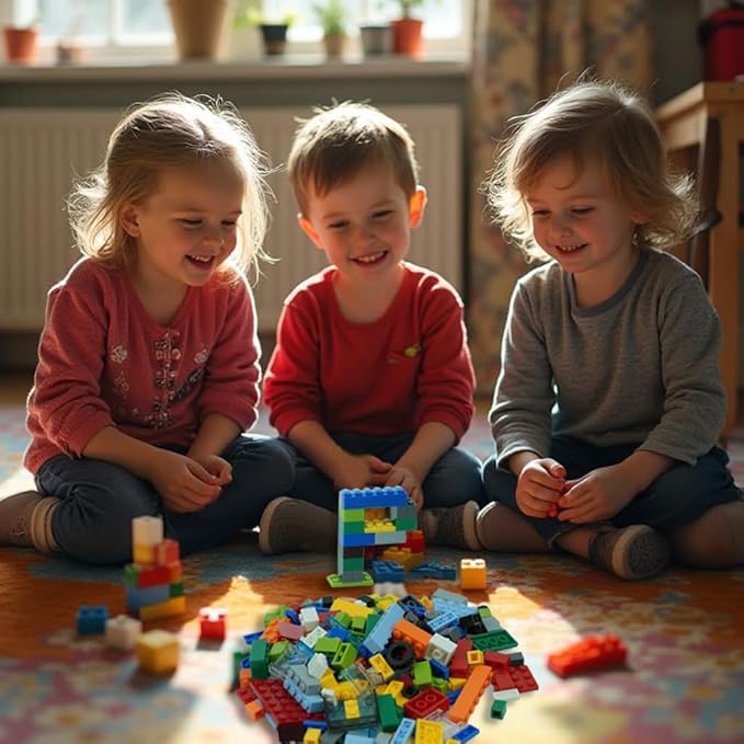 300 Pieces Building Blocks Set, Creative Classic Bulk Bricks, Compatible with All Major Brands