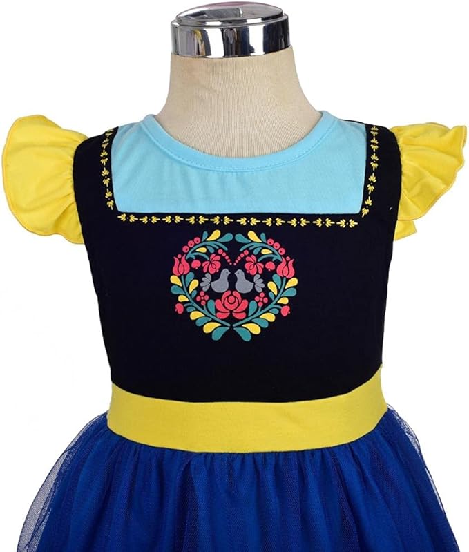 Dressy Daisy Princess Dress Up Clothes Halloween Fancy Party Tulle Skirt Summer Outfit for Baby & Toddler Girls