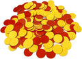 Plastic Two-Color Counter,Red/Yellow,Educational Equipment, Math Classroom Supplies, let Children Learn Mathematics Better(Pack of 200)