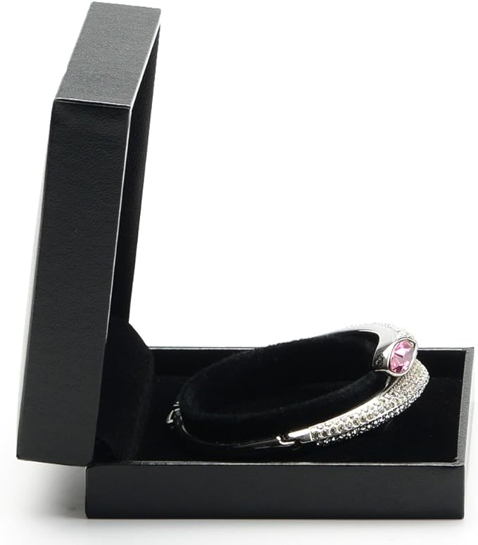 Oirlv Black Velvet Bracelet Gift Box,Jewelry Bracelet Bearer