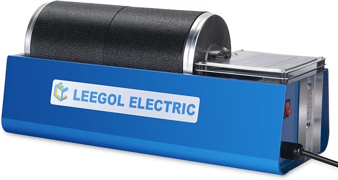 Leegol Electric Rock Tumbler Double Drum 6LB Lapidary Polisher