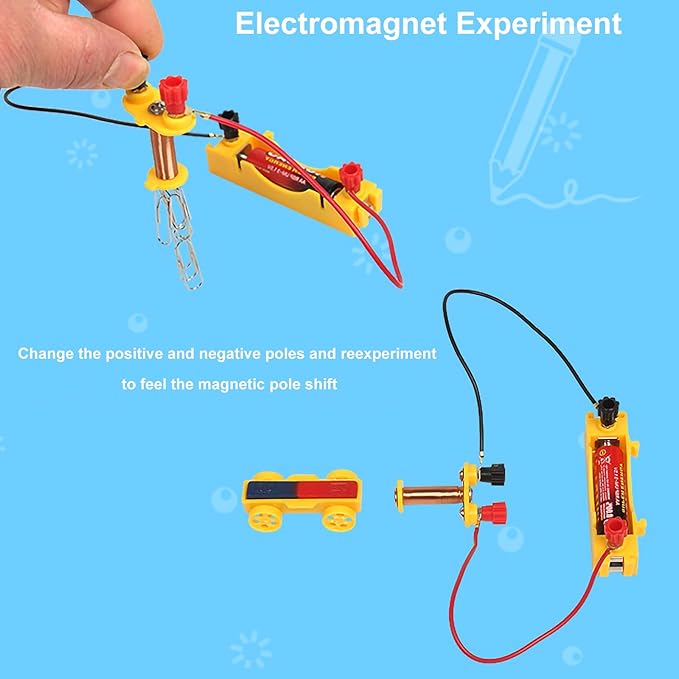Magnet Kit Physics Science Electromagnet Experiment Set for Education Science Experiment Tools Teacher Classroom Supply