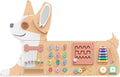 BlueWood Corgi Wall Busy Board Panels, Toddler Learning Activity Center, Montessori Philosophy Sensory, Educational Toys, Conducive to All-Round Development