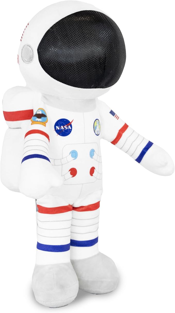 Playtime by Eimmie NASA-Themed Astronaut Spacesuit 24-Inch Plush Figure Toy - Soft Stuffed Plush Doll for Kids & Adults, Huggable Space-Themed Stuffed Toy, Washable, Ideal Gift for All Ages