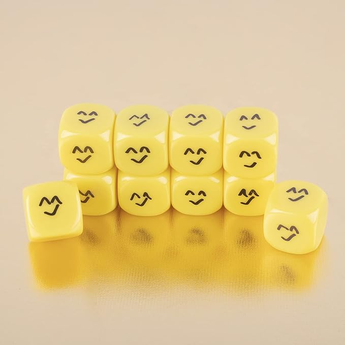 22MM Rounded Blank Six Sided Dice Lianshi Teaching Created Sesources Game Teaching Plastic Cubes Four Colors Choosable