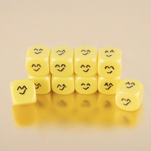 22MM Rounded Blank Six Sided Dice Lianshi Teaching Created Sesources Game Teaching Plastic Cubes Four Colors Choosable