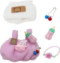 Clothes for 17cm Doll, Cute Outfit Set for 17cm Dolls, Adorable Dress-Up Accessories for Doll (Purple Bottle)