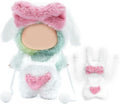 17cm Doll Clothes Set-Adorable Outfits for Dolls-Stylish Accessaries Clothes Dress-Up-Replaceable Clothing Collections, Includes Hat, Top, Skirt(Pink-Style B)