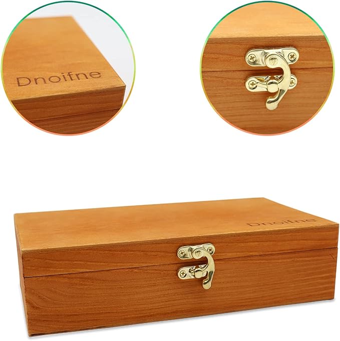 20-46 mm Wooden Coin Holder, 60 pcs Highly Transparent Capsules With Foam Gasket, Collector Case, Professional Storage Box for Collection (Bronze)
